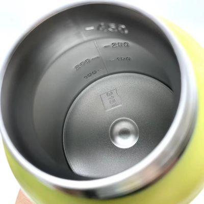 여성용 백색 병 단열 텀블러 450ml 듀얼 월 귀여운 만화 어린이 휴대용