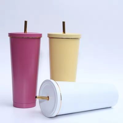 매트 블랙 스테인리스 스틸 커피 머그 500ml/750ml 단열 및 사용자 정의 디자인