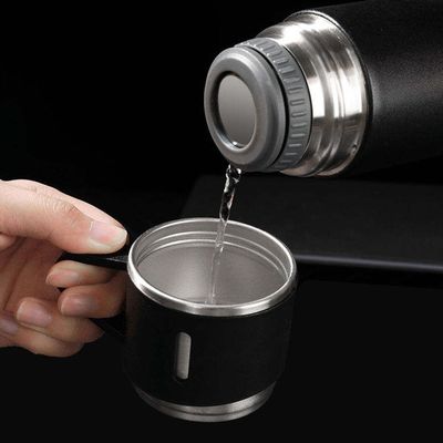맞춤 인쇄 로고 500ml 격리 스테인레스 스틸 진공 병과 함께 물 병