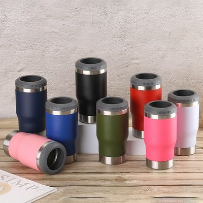 맞춤형 색상 스테인리스 스틸 14oz 쌍벽 진공 캔 냉각기