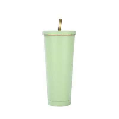 맞춤 색상 500ml 750ml 스프레이 단열 커피 텀블러와 함께 이중 벽 스테인레스 스틸 진공 컵