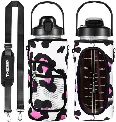 미국 스타일 에코 친화적 인 2000ml 물병 여자 컵 커버