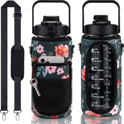 미국 스타일 에코 친화적 인 2000ml 물병 여자 컵 커버