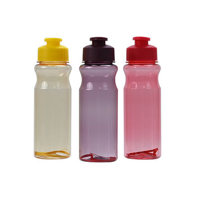 스포츠 OEM BPA 무료 플라스틱 음료컵 모든 환경에 대한 스트립과 함께 물병