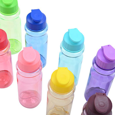 스포츠 OEM BPA 무료 플라스틱 음료컵 모든 환경에 대한 스트립과 함께 물병