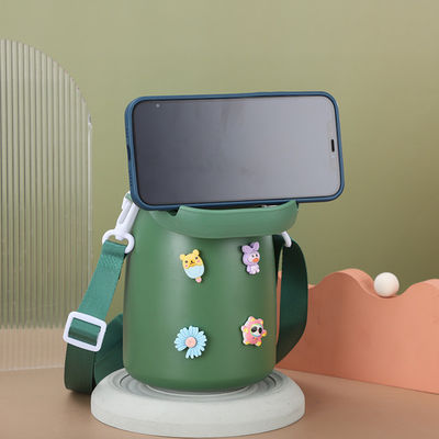 만화 디자인 800ml 스테인리스 스틸 커피 여행 진공 병 컵