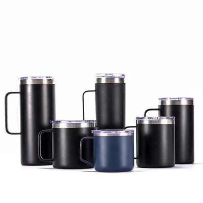 대용량 맞춤 로고 304 스테인리스 스틸 16oz 이중 벽 진공 단열 커피 컵