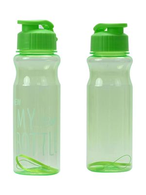 500ML PET BPA 무료 컵 피트니스 루틴을 위한 스트립과 함께 플라스틱 식수병