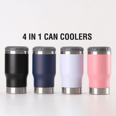 4in1 맥주 수비레이션 직선 캔 냉각기 14oz 야외용 2개의 뚜?? 으로 캠핑용