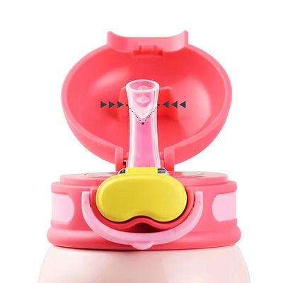 맞춤형 보관 핫 및 콜드 스포츠 어린이 물병 빨대 손잡이 뚜?? 550ml 용량