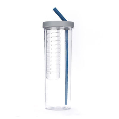 800ml 플라스틱 야외 스포츠 빨대 주스 음료 물병 컵 사용자 지정 로고