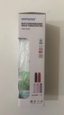 휴대용 380ml LED 온도 디스플레이 스마트 병 야외 여행 캠핑 하이킹