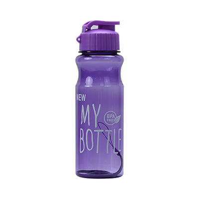 500ML PET BPA 무료 개인 컵 스포츠 스트랩 멀티 컬러와 함께 플라스틱 식수병