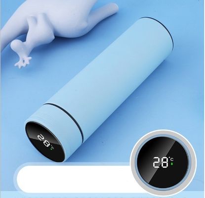 500ml 테르모스 스마트 디지털 테르모스 누출 방지 스테인레스 스틸 LED 물병