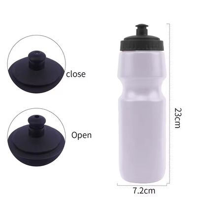 사용자 지정 로고 용납 700ml PE 플라스틱 스포츠 물병 먼지 덮개