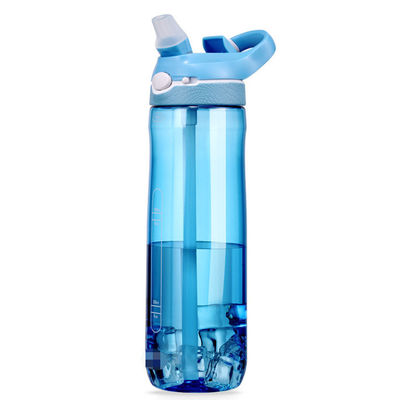 짚과 함께 다채로운 스포츠 쉐이커 간단하고 인기있는 25oz 트리탄 플라스틱 물병