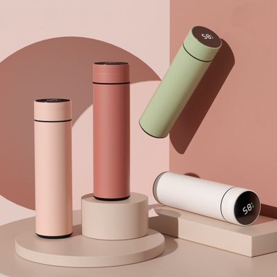 480ML 스마트 테르모스 물병 LED 디지털 온도 디스플레이 스테인리스 스틸 지능 단열
