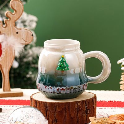 500ml 선물 상자 여행 세라믹 커피 머그 컵 세트