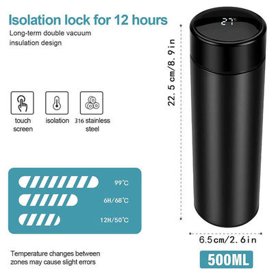 17oz 500ml 맞춤형 스테인리스 스틸 테르모스 진공 단열 물병 클래식 스타일