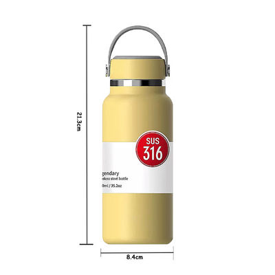 750 ml Custom Logo Double Wall 스테인리스 스틸 단열 물병 음료용품