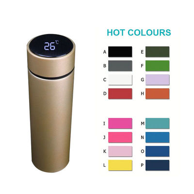 LED 온도 디스플레이와 함께 500ml 반전되지 않은 클래식 스타일 테르모 진공 테르모스 플라스크