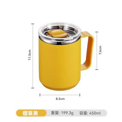 지속가능한 14oz 이중 벽 진공 단열 스테인리스 스틸 커피 머그