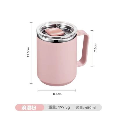 지속가능한 14oz 이중 벽 진공 단열 스테인리스 스틸 커피 머그
