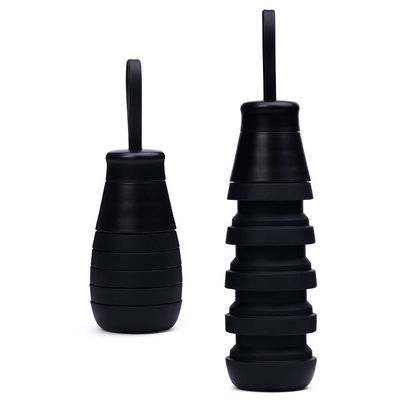 매우 환영 OEM/ODM 500ml 실리콘 병 휴대용 물컵에 맞춤 로고