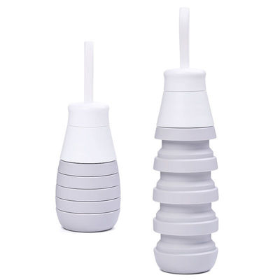 매우 환영 OEM/ODM 500ml 실리콘 병 휴대용 물컵에 맞춤 로고