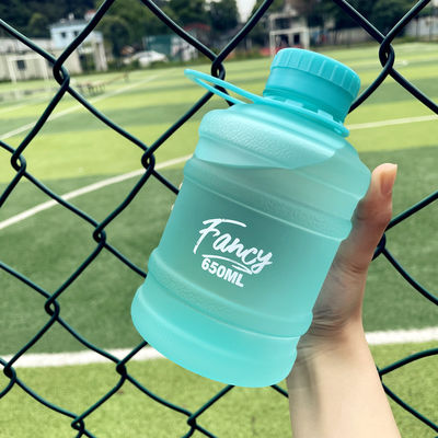 650ml 미니 버킷 플라스틱 물병 환경 친화적인 스포츠 병 끓는 물
