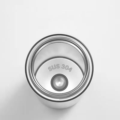 450ml 용량 사용자 지정 온도 표시 스킨 티 테모스 욕실용 물병