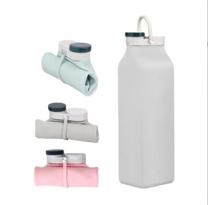 폴더블 400ml/600ml 실리콘 물병 패션 외관 여행 휴대용 물컵