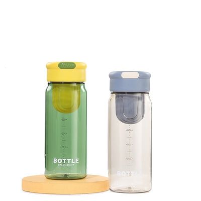 650ml 플라스틱 텀블러 물병 차 인푸서 손잡이 컵