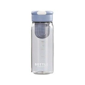 650ml 플라스틱 텀블러 물병 차 인푸서 손잡이 컵