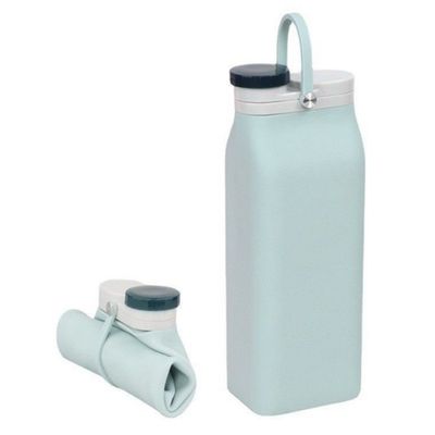 400ml/600ml 접이식 실리콘 물병 야외 여행과 어린이용