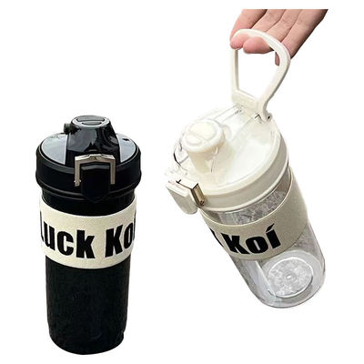 TOUR 600ml 휴대용 스포츠 플라스틱 물병 장갑 손잡이 및 큰 용량