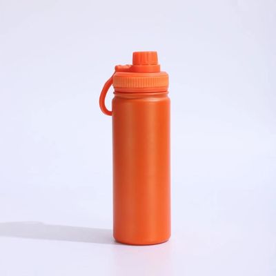커스텀 18oz 휴대용 야외 활동을위한 큰 용량 스테인레스 스틸 물병