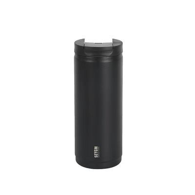 흰색 400ml 맞춤 로고 이중 벽 스테인레스 스틸 커피 물병 진공 병 테르모스