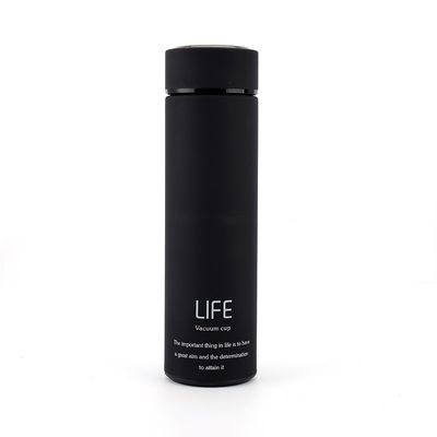 500ml 사용자 지정 로고 이중 벽 스테인레스 스틸 커피 물병 진공 병 테르모스