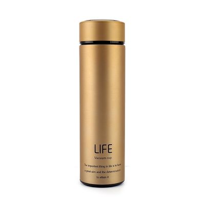500ml 사용자 지정 로고 이중 벽 스테인레스 스틸 커피 물병 진공 병 테르모스