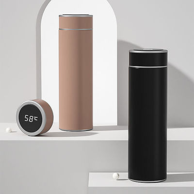 사용자 지정 로고 인쇄 500ml 스테인리스 스틸 진공 격리식 오피스용 스마트 음료용품
