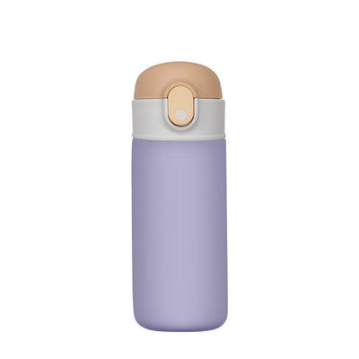 16oz 어린이 스포츠 플라스크 단열 된 진공 플라스크 음식 등급 PP / 실리콘 테르모스
