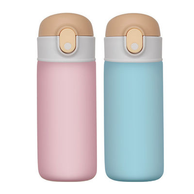 16oz 어린이 스포츠 플라스크 단열 된 진공 플라스크 음식 등급 PP / 실리콘 테르모스