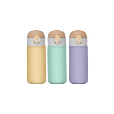 16oz 어린이 스포츠 플라스크 단열 된 진공 플라스크 음식 등급 PP / 실리콘 테르모스