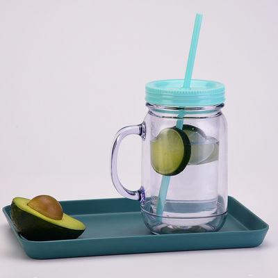 손잡이 뚜?? 과 빨대 용량 501-600ml 휴대용 디자인 유니섹스 플라스틱 음료 컵