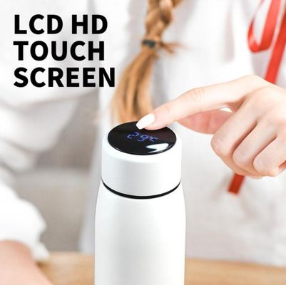 380ml 진공 컵 금속 단열 물병 온도 표시 및 단열