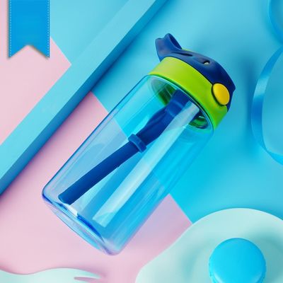 맞춤형 컬러 어린이 빨대 BPA 무료 트리탄 물병 어린이 음료 병
