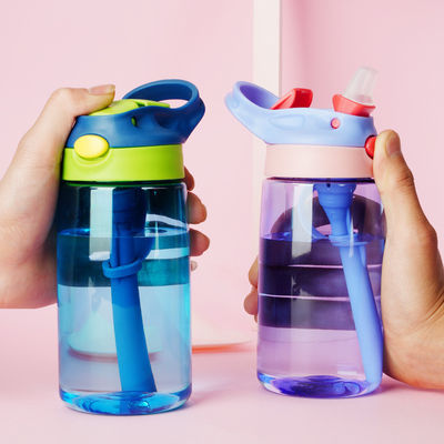 맞춤형 컬러 어린이 빨대 BPA 무료 트리탄 물병 어린이 음료 병