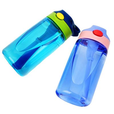 맞춤형 컬러 어린이 빨대 BPA 무료 트리탄 물병 어린이 음료 병