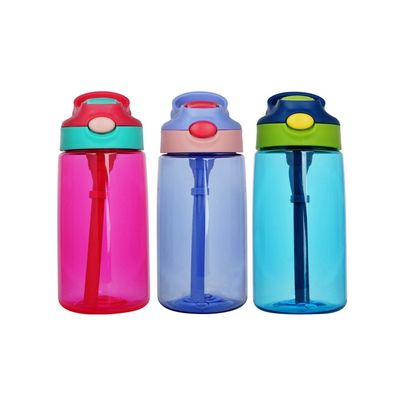 맞춤형 컬러 어린이 빨대 BPA 무료 트리탄 물병 어린이 음료 병